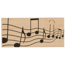 HAMbWG - Disque Flash USB - Notes musicales