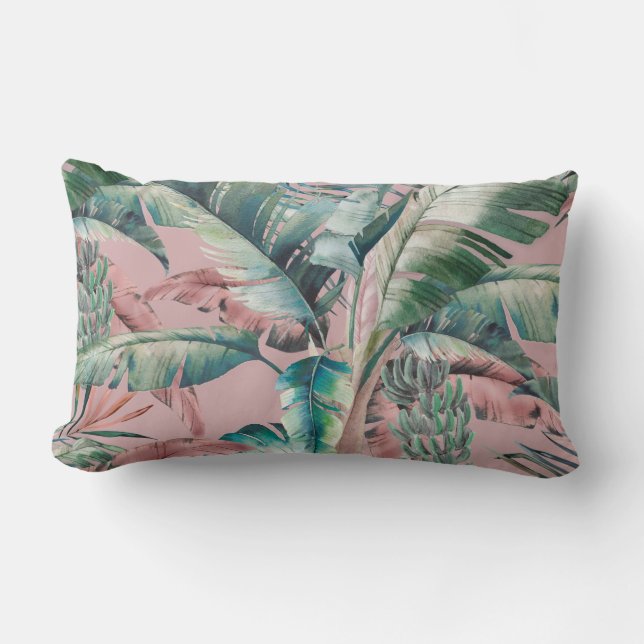 Clé vintage Largo Banana Palm Lumbar Coussin (Recto)