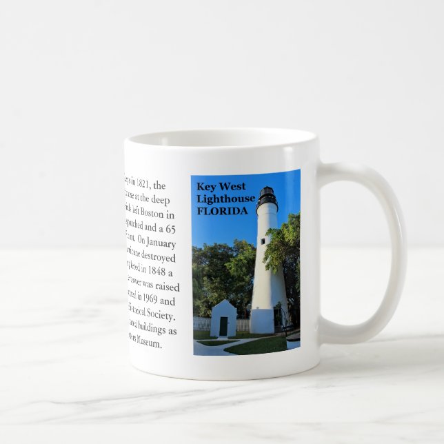 Clé West Phare, Floride Mug (Droite)