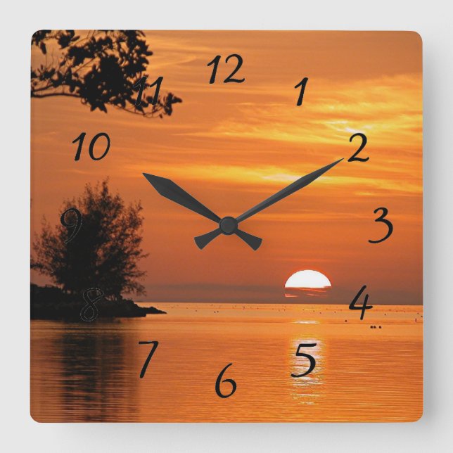Clé West Sunset Grande horloge (Recto)
