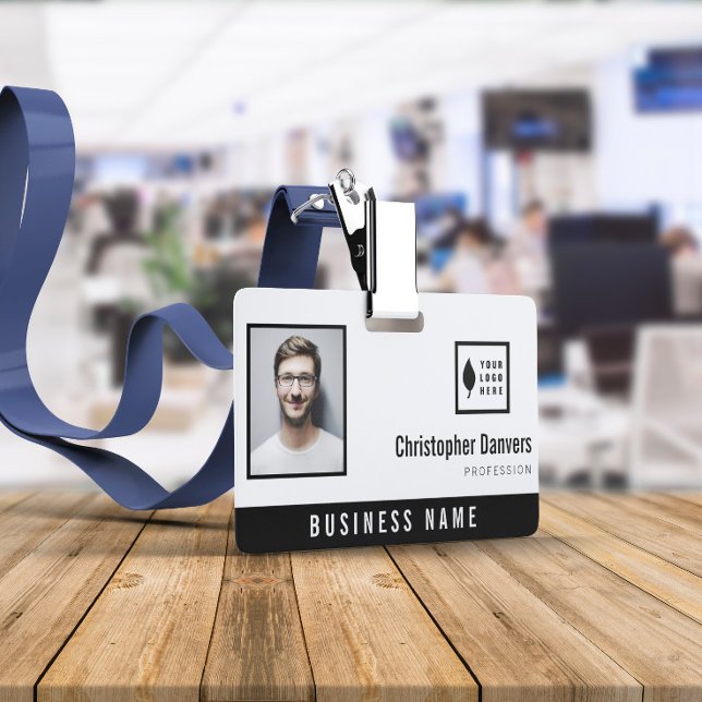 Clean Add Your Logo Office Employee Badge (Creator Uploaded)