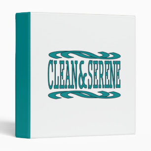 Clean and Serene Inspirational Recovery Quote Binder