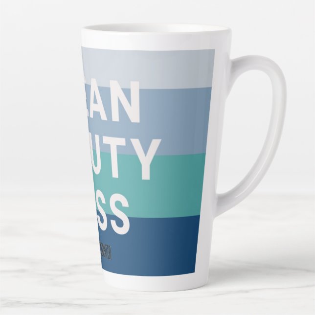 Clean Beauty Boss Latte Mug (Right)