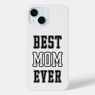 Clean Black & White Modern Phone Case best mom