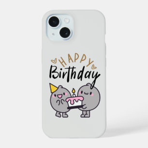 Clean Black & White Modern Phone Case birthday