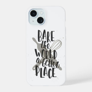 Clean Black & White Simple Phone Case   bake 