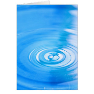 Clean blue water ripples