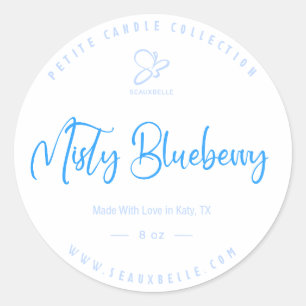 Clean Classy Minimalist Classic Round Sticker