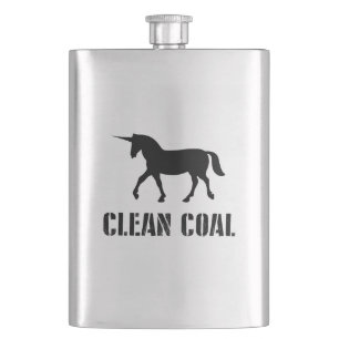 Clean Coal Hip Flask