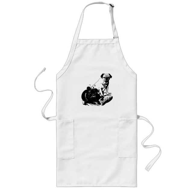 Clean Contrast, Creative Kitchen Long Apron (Front)