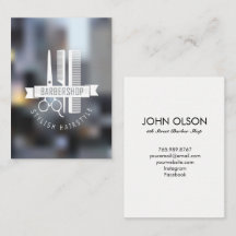 Clean Cut Barber Business Card