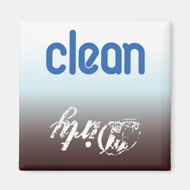 clean/dirty dishwasher/laundry magnet (Front)