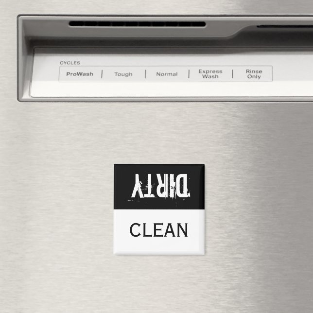 Clean & Dirty Dishwasher Magnet (In Situ (Dishwasher))