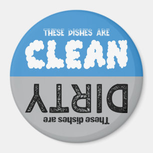Clean / Dirty dishwasher magnet