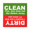 Clean Dirty Dishwasher magnet