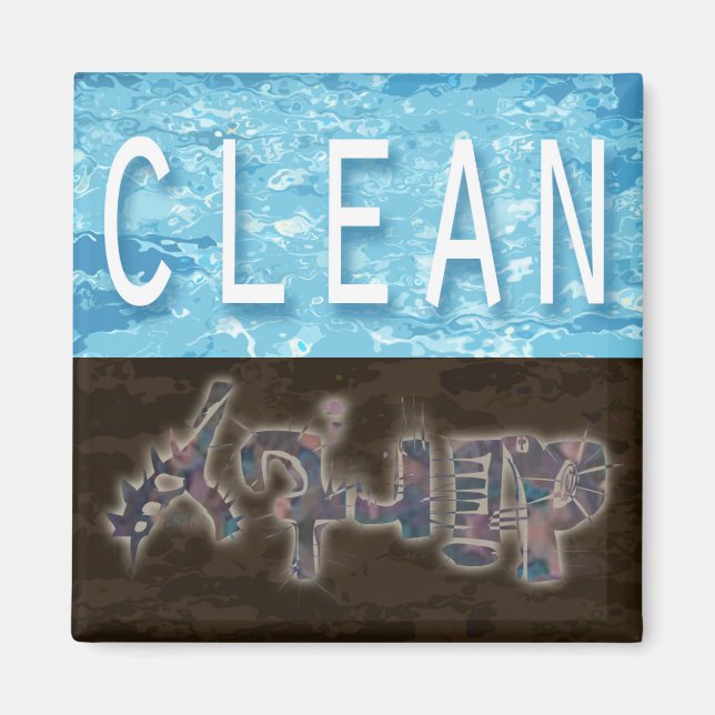 Clean/Dirty dishwasher magnet (Front)