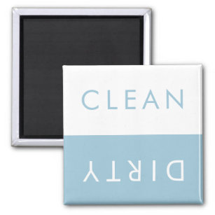 Clean Dirty Dishwasher Magnet in Custom Colours