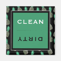 Clean/Dirty Dishwasher | Tropical Pineapples