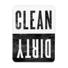 Clean Dirty Modern Kitchen Organizer Indicator