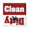 clean dirty red dishwasher magnet