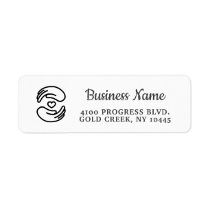 Clean Etsy / Handmade Shop Packaging Label