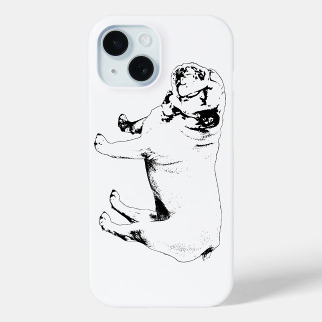 clean form poise, bulldog Case-Mate iPhone case (Back)