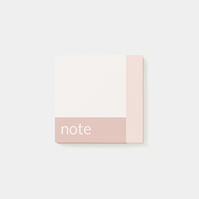 Clean Girl Lilac Cream Customizable Post-it Notes (Front)