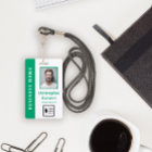 Clean Green White Add Your Logo Office Employee