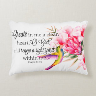 Clean heart  accent pillow