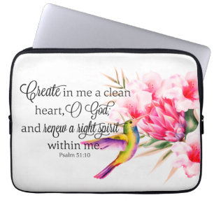Clean heart  laptop sleeve