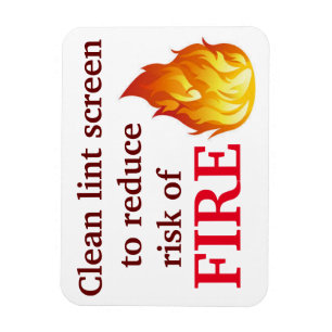 Clean Lint Screen Magnet
