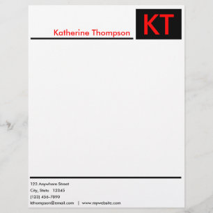 Clean, Minimal Letterhead