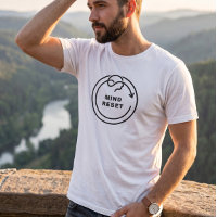 Clean Minimalist Mindfulness & Wellness Tee