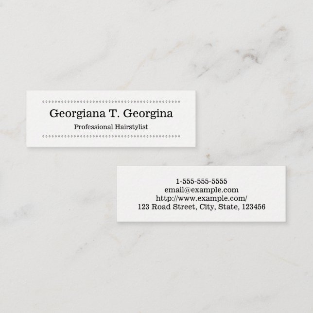 Clean, Minimalist, Professional Business Card (Front/Back)