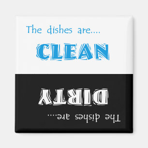 Clean or Dirty Dishwasher Magnet