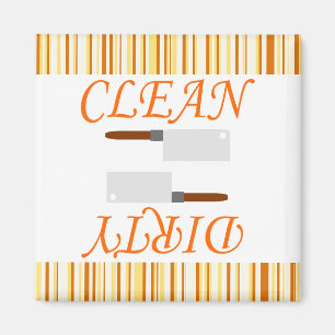 Clean or Dirty Kitchen Dishwasher Magnet