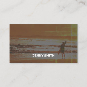 Clean Orange Classic Business Card