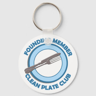 Clean Plate Club Founding Member Keychain