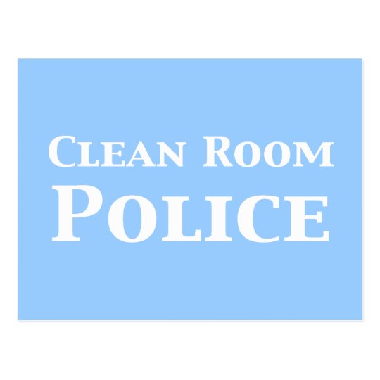 Clean Room Police Gifts Postcard