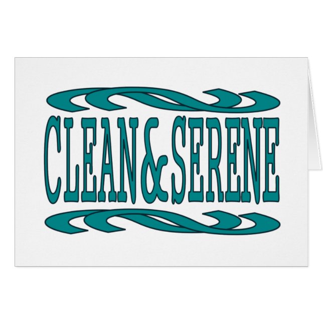 Clean & Serene (Front Horizontal)