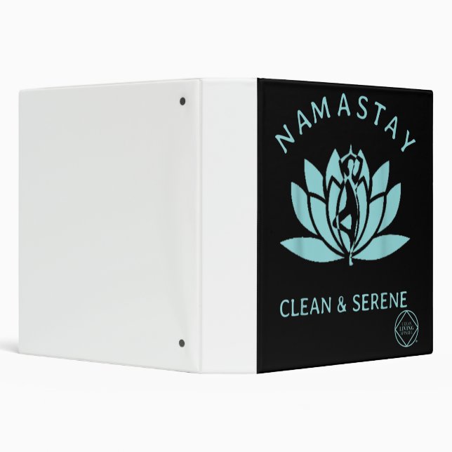 Clean & Serene Yoga Narcotics Anonymous Binder (Background)