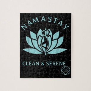 Clean & Serene Yoga Narcotics Anonymous Jigsaw Puzzle