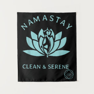 Clean & Serene Yoga Narcotics Anonymous Tapestry