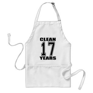 Clean seventeen years apron