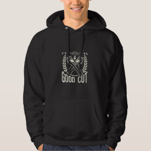 Clean Shave Haircut Hairstyle Men Barber Barbersho Hoodie