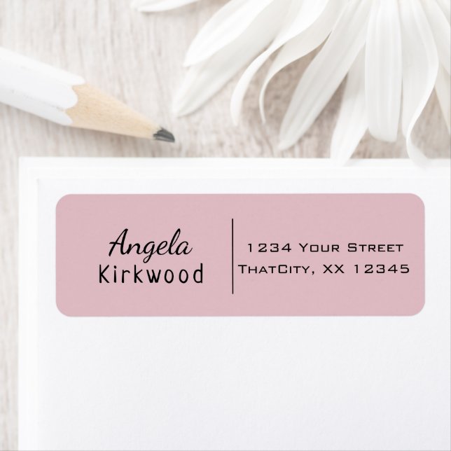 Clean Simple Minimal Informal Casual Blush Pink (Insitu)