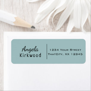 Clean Simple Minimal Informal Casual Light Blue