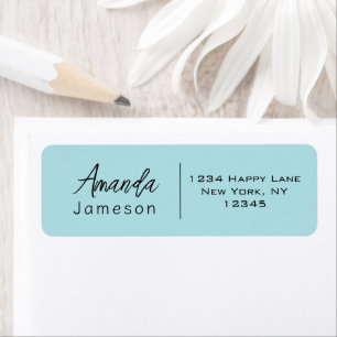 Clean Simple Minimal Informal Casual Light Blue