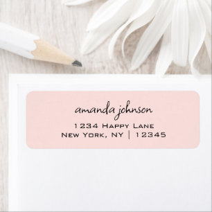 Clean Simple Minimal Informal Casual Light Pink