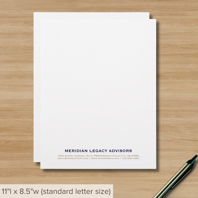 Clean Simple Minimalist Business Letterhead (Creator Uploaded)